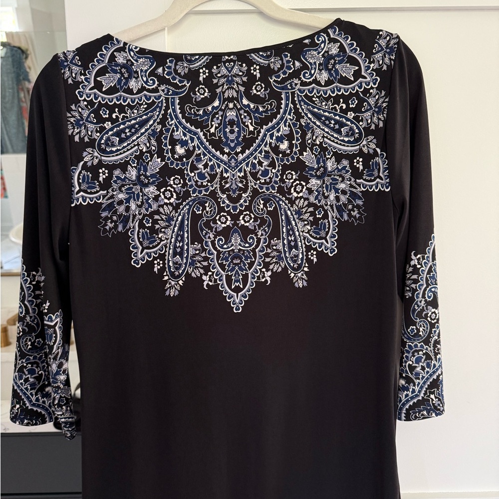 WHBM Embellished Patterned Dress - Picture 4 of 4